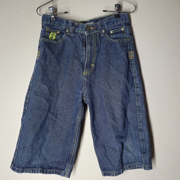 Vintage ‘90s Ruff Ryders Kids Size 10 Denim Jean Shorts DMX Hip Hop Streetwear - Picture 5 of 10